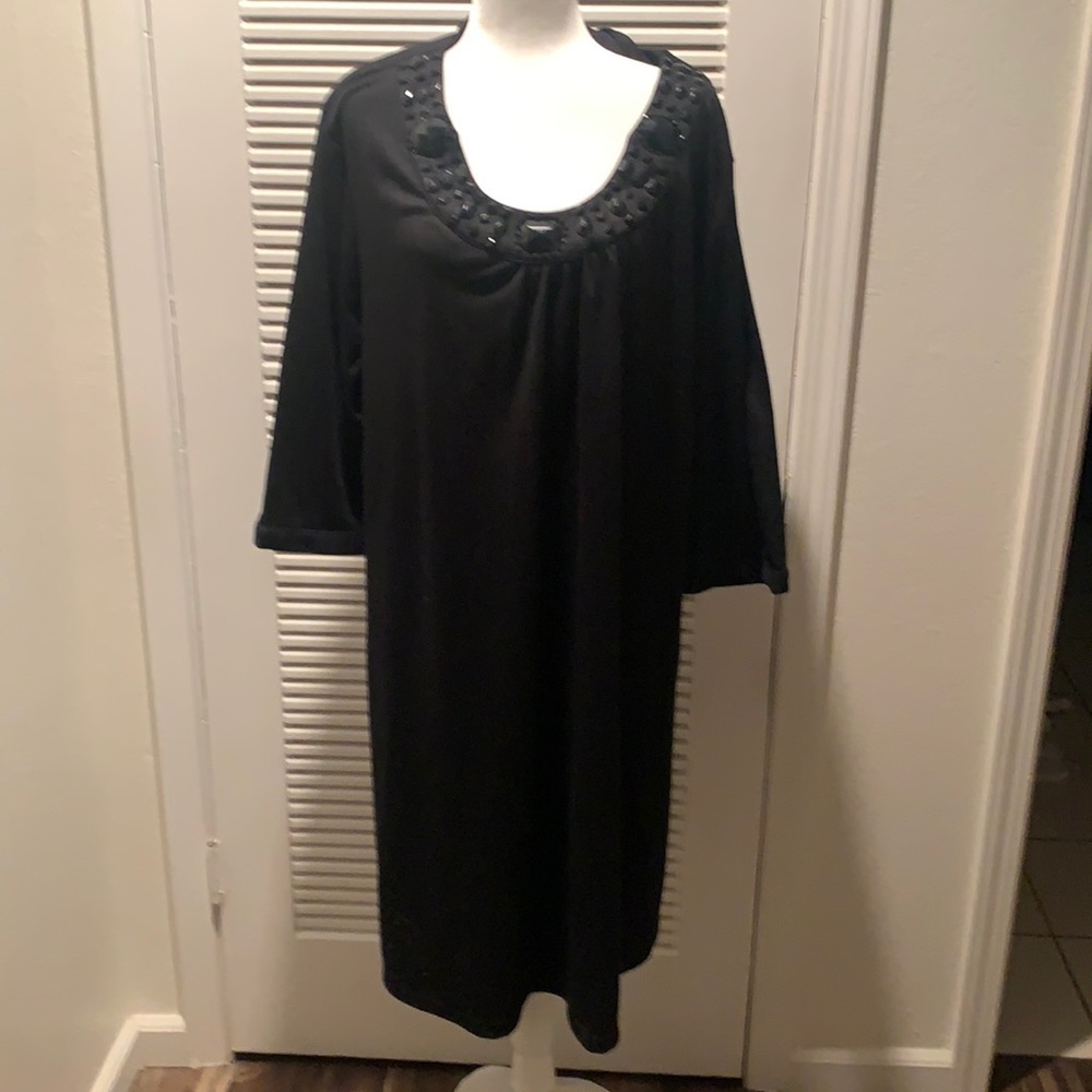 Maggie Barnes beaded dress 3x